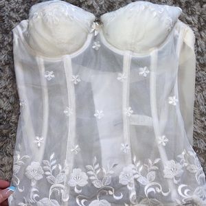 White corset